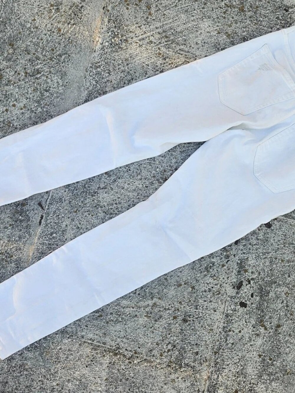 Abercrombie & Fitch Women Jeans White Denim Athletic Skinny Stretch Size 28W 30L - Picture 3 of 13